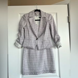 White House Black Market Tweed Dress & Jacket